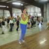 Jenny got us going with some zumba -- doesn't she look great?