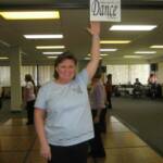 Just follow this magnetic sign to Jamie's Line Dance class or contact her to order your own sign!